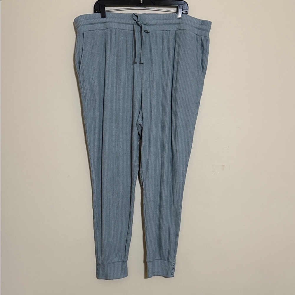 Lucky brand Gray Casual joggers Pants women XXL pull soft stretch lounge comfy